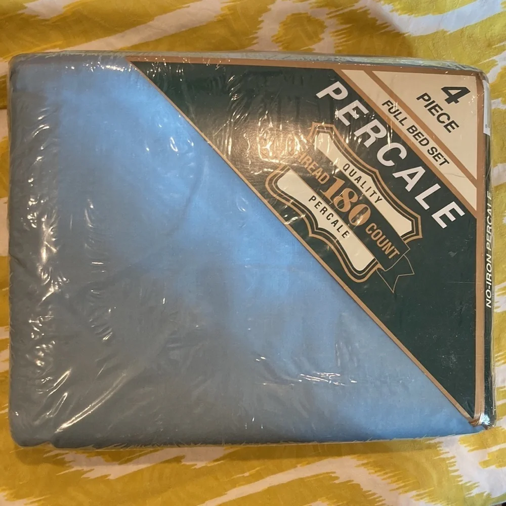 NWT 1980’s K-mart percale 4 piece full‎ set. 403